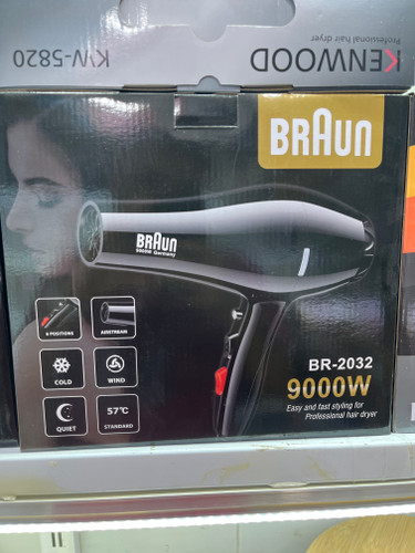 سشوار براون مدل BR-1009 با باد سرد و متمرکزکننده